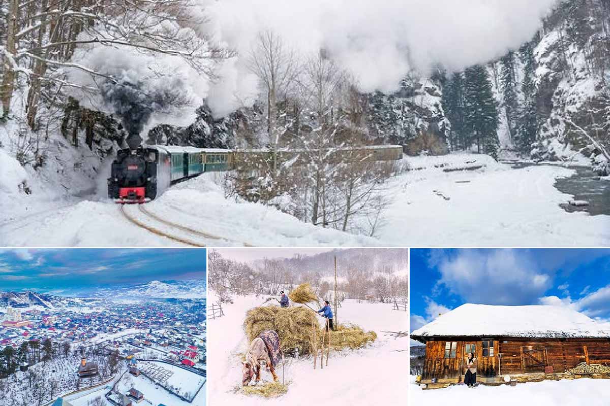 Winter images from Maramureș County